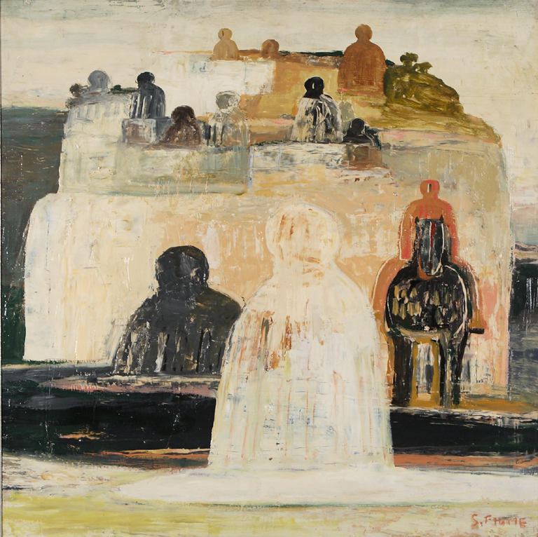 "La città di statue" (dipinto), Fiume Salvatore (1963)